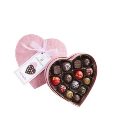 14 Piece Heart Box Knipschildt Chocolates