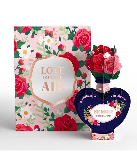 Be Mine Card with Mini Potion Pop-up Bouquet