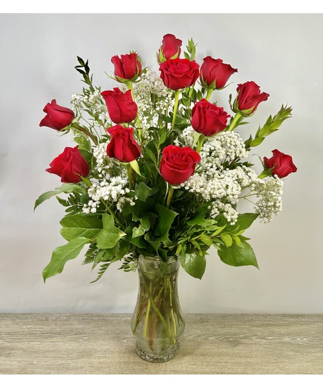 One Dozen Roses | Roanoke (VA) Same-Day Flower Delivery | George's Flowers