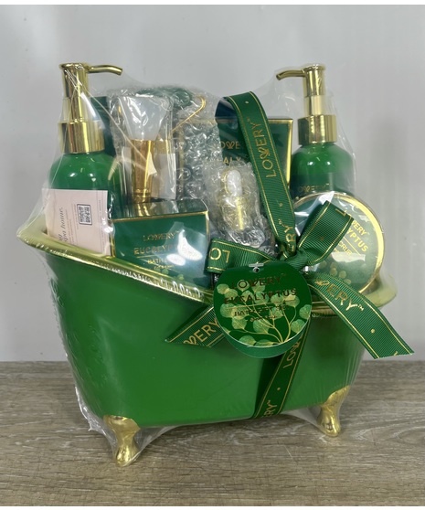 Eucalyptus Bath Tub Gift Set